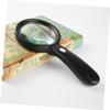 Baluue Led Magnifier Light Handheld Reading Glass Led Illuminated Magnifying Lamp for Seniors Reading Hobbyists Jewelry Repair view 3