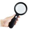 Baluue Led Magnifier Light Handheld Reading Glass Led Illuminated Magnifying Lamp for Seniors Reading Hobbyists Jewelry Repair view 4