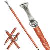 Brass Nautical Designer Walking Stick Men & Women Canes and Wooden 37 inch Handle Nickel Natural Wood Rosewood FDGH view 1
