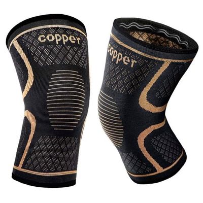 2 Pack Knee Braces for Knee Pain,Copper Knee Compression Sleeve for Men and Women,Compression Knee Brace Knee Support for Meniscus Tear,Running,Weightlifting,Workout,ACL,Arthritis,Joint Pain Relief