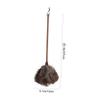 Baluue Ostrich Dusting Brush Walnut Wood Handle Long Handle Dust Cleaning Tool for Furniture Home Office and Car Reusable and Washable Household Dust Cleaner view 2