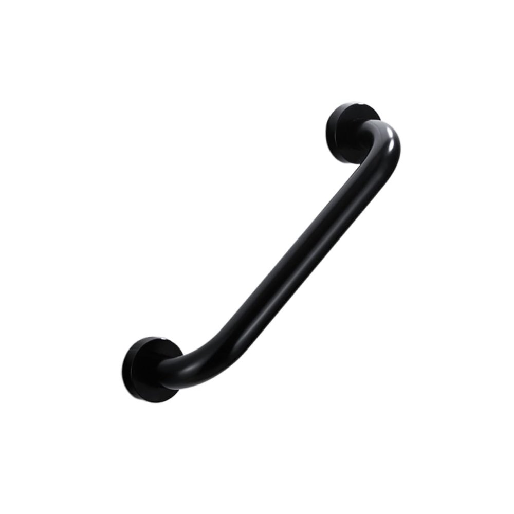 Baluue Bathtub Non- Grab Bar Safety Handle for Elderly Boy Girl Wall-Mounted Armrest for Bathroom Stair Support Black Space
