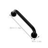 Baluue Bathtub Non- Grab Bar Safety Handle for Elderly Boy Girl Wall-Mounted Armrest for Bathroom Stair Support Black Space view 2