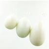 FASHION ITEM 3Pcs Eggs Massage Stone Jade Massage Natural Stone Stress Exercise Release Balls for Women,Women Body Massage Muscle Training (White-3pcs) view 1