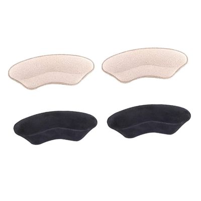 NOLITOY 2pairs Heel Liners for High Heels Non-Slip Shoe Pads Soft Cushions to Prevent Rubbing and Blisters