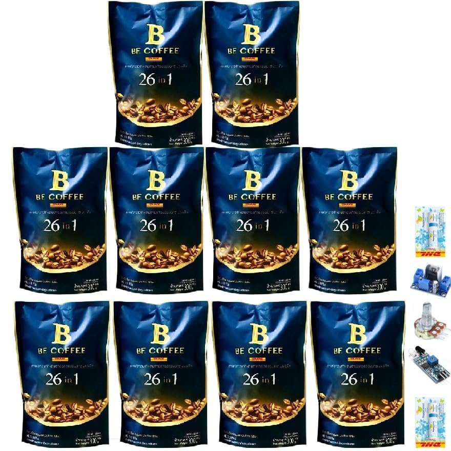 15 Sachets/Pack(300g) Be Coffee 26In1 Arabica Coffee Mixed Powder Roasted Delicious Intense Fruit Snack Set 10 C423 By Thaigiftshop [Get Free Tomato Facial Mask]