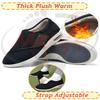 Mge Orthopedic shoes women, Winter Warm Wide toe box shoes Diabetic Sandals Extra Wide Width with Arch Support Plantar Fasciitis Sandals with 1 Pairs Warm Insoles(BlackC,10) view 3