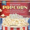 Express Minds LLC Microwave Popcorn, 3.3 oz, 44-count, Gluten free, Kosher, Whole Grain Popcorn, Movie theater butter view 1