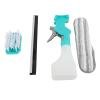 Zerodis Window Squeegee Cleaner with Spray, Mirror Scrub Pad Compact Glass Mop for Indoor Outdoor Bathroom Kitchen view 2