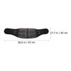 FOMIYES Waist Black Fitness Lumbar Support Waist Supporter for Lower Back Portable for Gym view 2