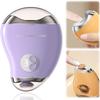 Electric Nail Clipper, 2024 Upgraded Automatic Nail Clipper with LED Light & Nail File, 3 Speed Levels Automatic Nail Clippers, Portable Automatic Nail Trimmer for Kids Adult Seniors (Purple)
