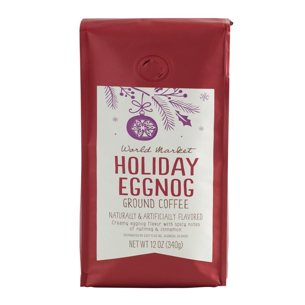 World Market Holiday Eggnog Ground Coffee 12 oz