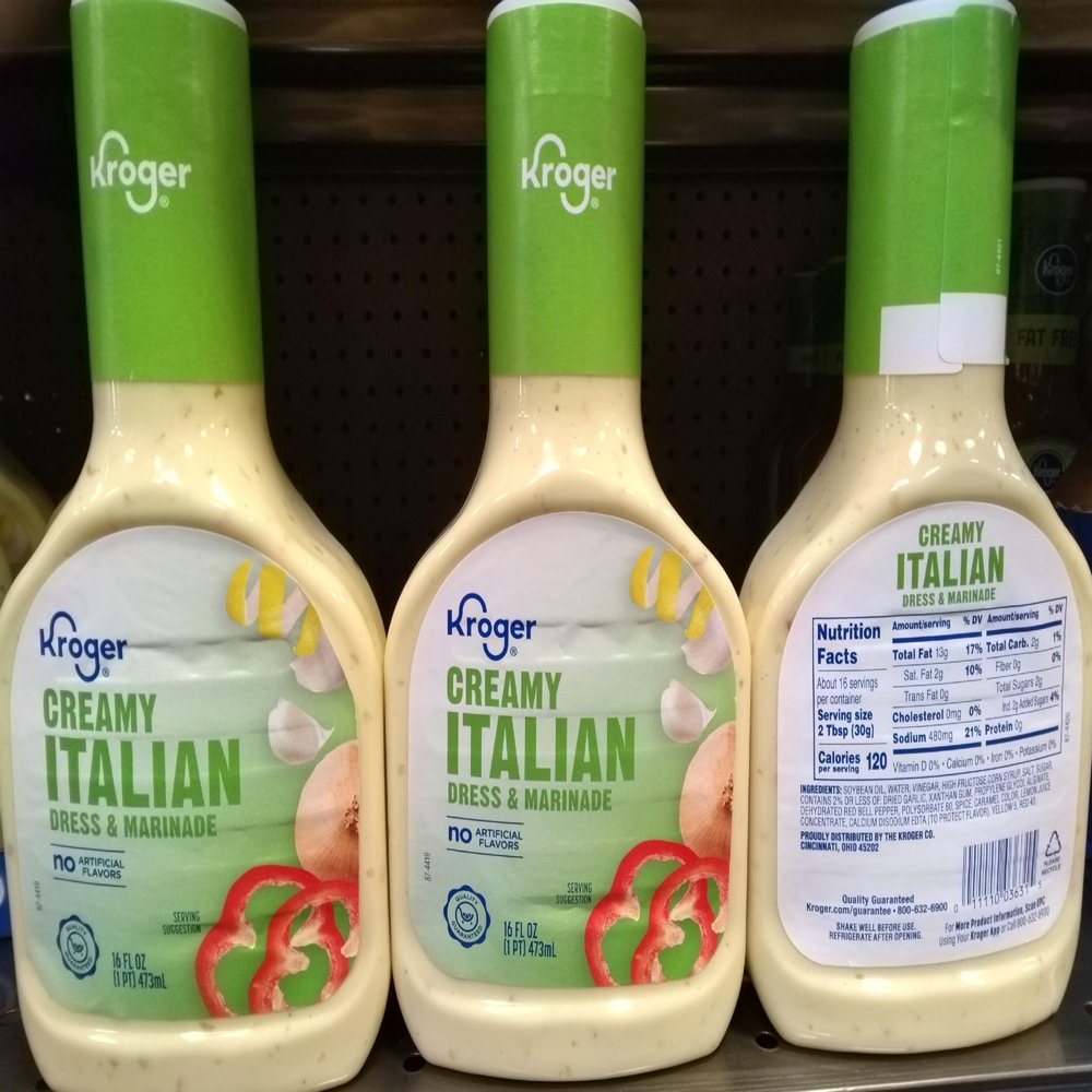 Creamy Italian Salad Dressing (3 Bottles, 16 fl oz. each)