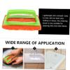 KOMBIUDA Kitchen Cleaning Brush Set Household Sponge Scouring Pad Plastic Handle Suitable for Bathtub Tile and Countertop Cleaning Non-Scratch and Sturdy Random Color view 3
