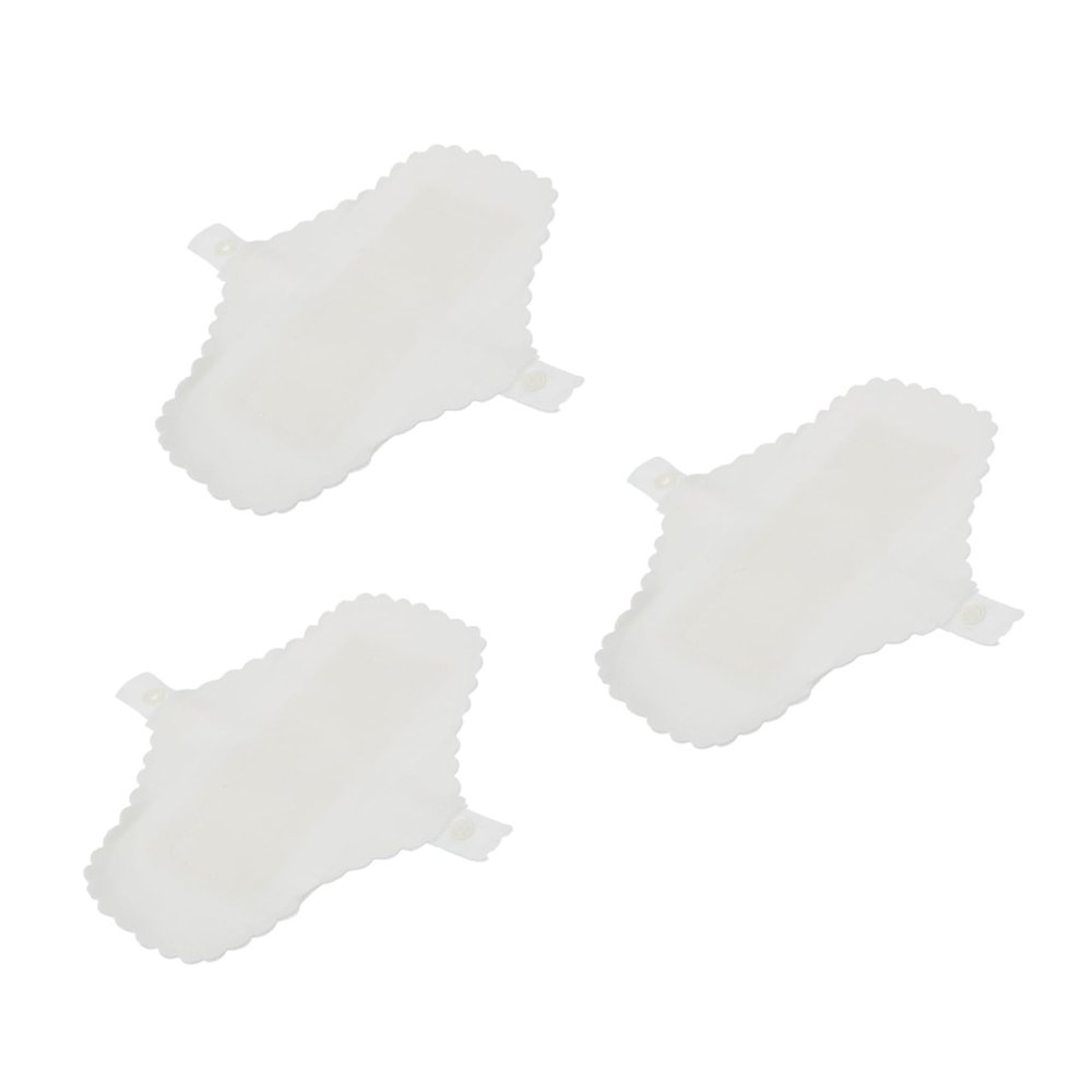 Healeved 3pcs Washable Menstrual Cloth Reusable Sanitary Pads for Women Cotton Waterproof Layer Birthday Present for Girls Women Easy Snap