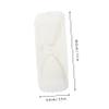Healeved 3pcs Washable Menstrual Cloth Reusable Sanitary Pads for Women Cotton Waterproof Layer Birthday Present for Girls Women Easy Snap view 4