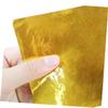 PRETYZOOM 200pcs Foil Wrappers Gold Wrapped Candy Packaging Foil Paper for Chocolate Aluminum Wrapping Paper view 3