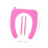 BEBEMOKO Soft Silicone Toilet Seat Cover Washable Reusable Cushion Pad for Bathroom Home Use Comfortable Warm Toilet Lid Protector in Violet and Practical Accessory view 4