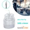 GLUCO-CARE Pen Tips 32G x 4mm, Universal Fit, 100/bx, Flat Housing Base Design view 2