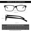 NORPERWIS Reading Glasses 6 Pairs Quality Readers Spring Hinge Glasses for Reading for Men and Women (6 Pack Mix Color -3, 4.00) view 2