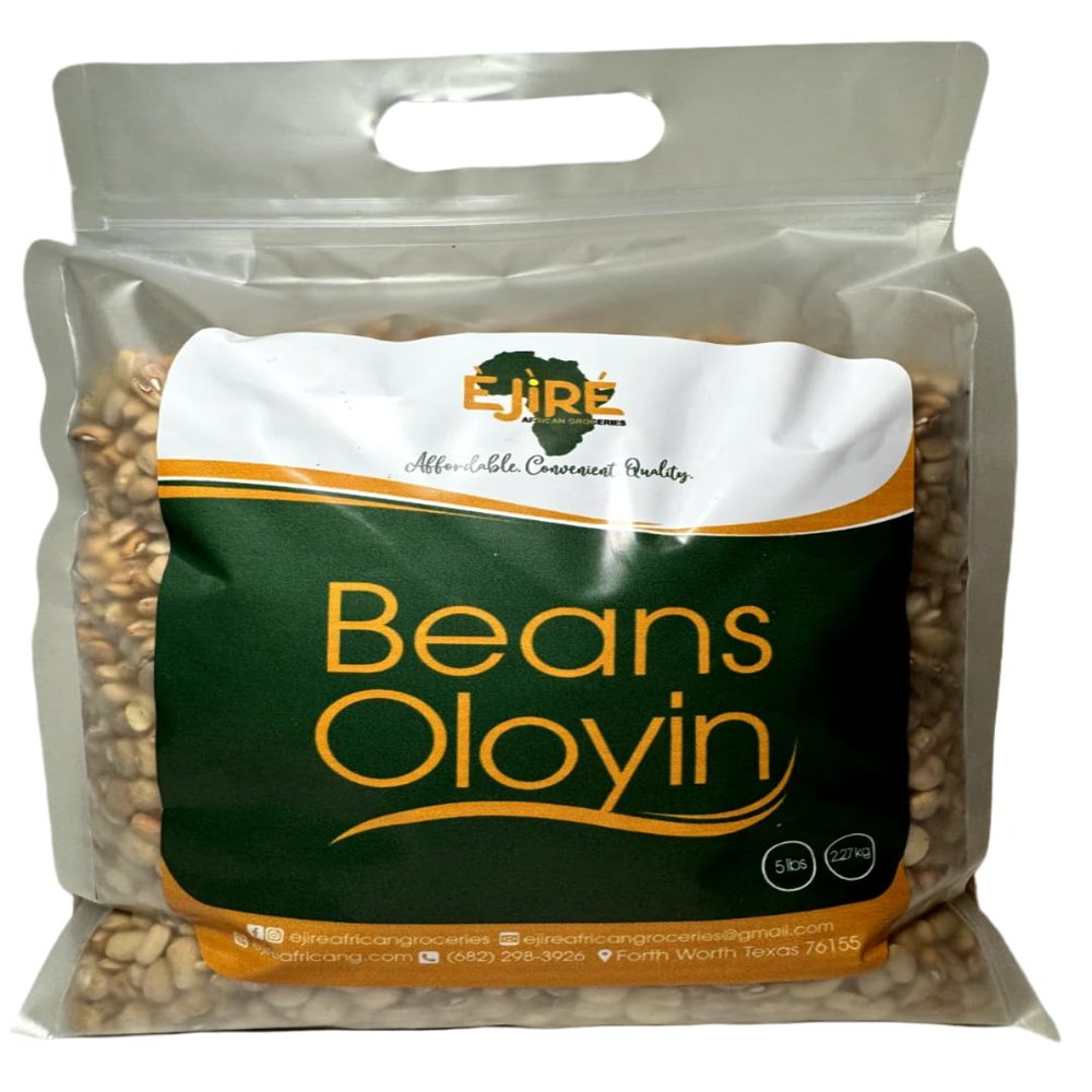 Ejire Beans Oloyin/Honey beans - Picked and cleaned 5lbs