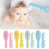 COYENRAT Brush & Comb Set Children Hair Brush Soft Nylon Bristle Caps Hair Brush for Toddler Infant Head Massage view 2