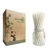 10mm Super Wide Biodegradable Bamboo Bubble Tea Straws, 100% Eco Friendly Disposable Drinking Straw Made of Planted Fiber, Large Bamboo Fiber Straw Perfect For Smoothies, Jumbo and Boba view 1