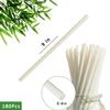 10mm Super Wide Biodegradable Bamboo Bubble Tea Straws, 100% Eco Friendly Disposable Drinking Straw Made of Planted Fiber, Large Bamboo Fiber Straw Perfect For Smoothies, Jumbo and Boba view 2