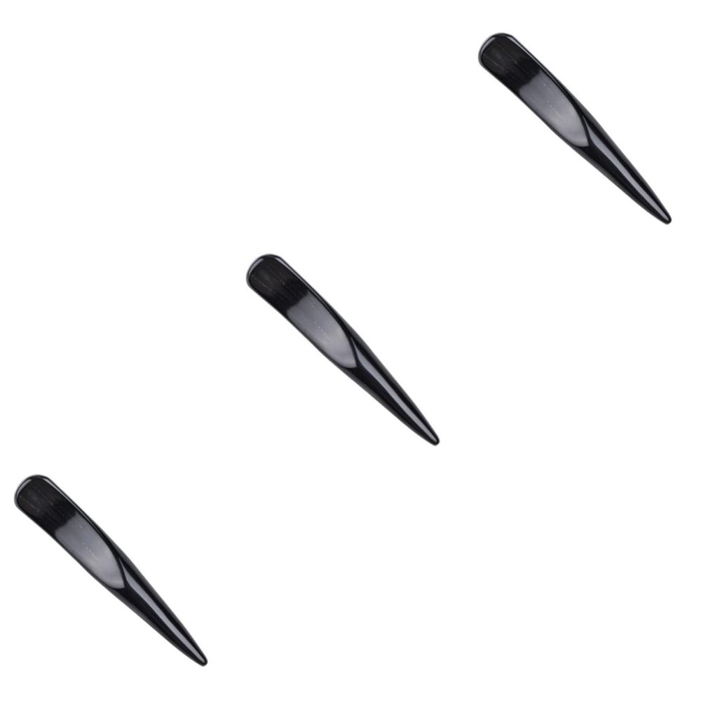 TOVINANNA 3pcs Horn Scraping Plate Acupuncture Massage Tool Massager Guasha Stick for Back Leg Arm Shoulder