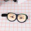 Baluue Glasses Eye Eyeshade Sleeping Mask for Home Travel Lightweight Material Comfortable Design for Eye Fatigue Relief view 4