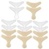 Didiseaon 8pairs T-Shape Shoe Heel Inserts Self-Adhesive Cushions for Comfort and Abrasion Resistance for Shoe Types Including Heels and Footwear view 1