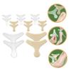 Didiseaon 8pairs T-Shape Shoe Heel Inserts Self-Adhesive Cushions for Comfort and Abrasion Resistance for Shoe Types Including Heels and Footwear view 2