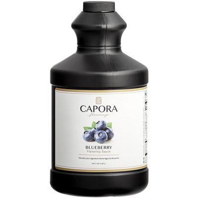Capora Blueberry Flavoring Sauce 64 fl. oz. - 6 Pieces WS-513SAUBLBERRY-NPF