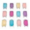 Liffshsy 12 Pack Mini Suitcase Party Favor Box, Simulation Trolley Case Plastic Suitcase Gift Box Empty Candy Box False Eyelashes Packaging Box, Mini Suitcase Luggage 5 Colors view 1