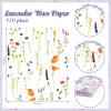150Pcs Lavender Deli Paper, 9.8 x 8.3inch Spring Flower Proof Food Deli Paper Sandwich Grease Resistant Liners Greaseproof Food Wax for Home Kitchen view 2