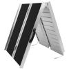 SCITOO Multifold Wheelchair Ramp 10ft Non Skid Threshold Ramp Aluminum Foldable Mobility Scooter Ramp Folding Handicap Ramp view 3