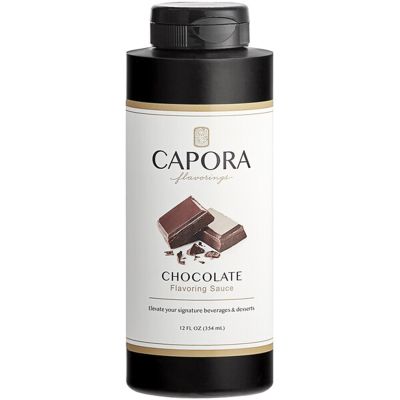 FixtureDisplays Capora Chocolate Flavoring Sauce 12 Fluid ounce WS-999SQZCHOCO-NPF