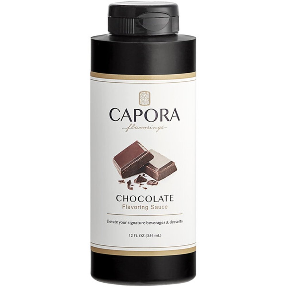 FixtureDisplays Capora Chocolate Flavoring Sauce 12 Fluid ounce WS-999SQZCHOCO-NPF