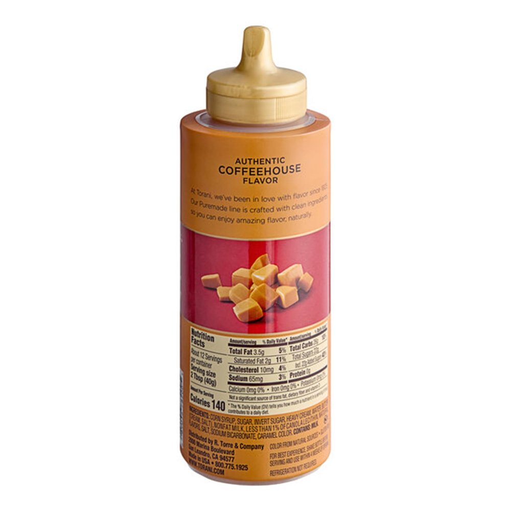 12 fl. oz. (16.5 oz.) Puremade Caramel Flavoring Sauce WS-999791267-NPF