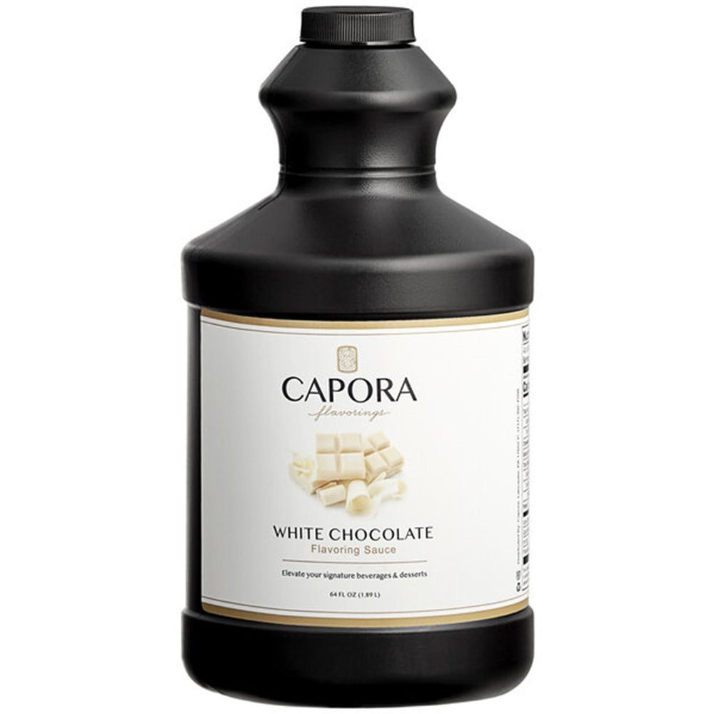 FixtureDisplays Capora White Chocolate Flavoring Sauce 64 Fluid ounce WS-999SAUWHTCHO-NF