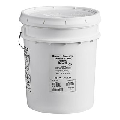 45 lb. Pail All-Natural Smooth Pourable Peanut Butter WS-403340082609-NF
