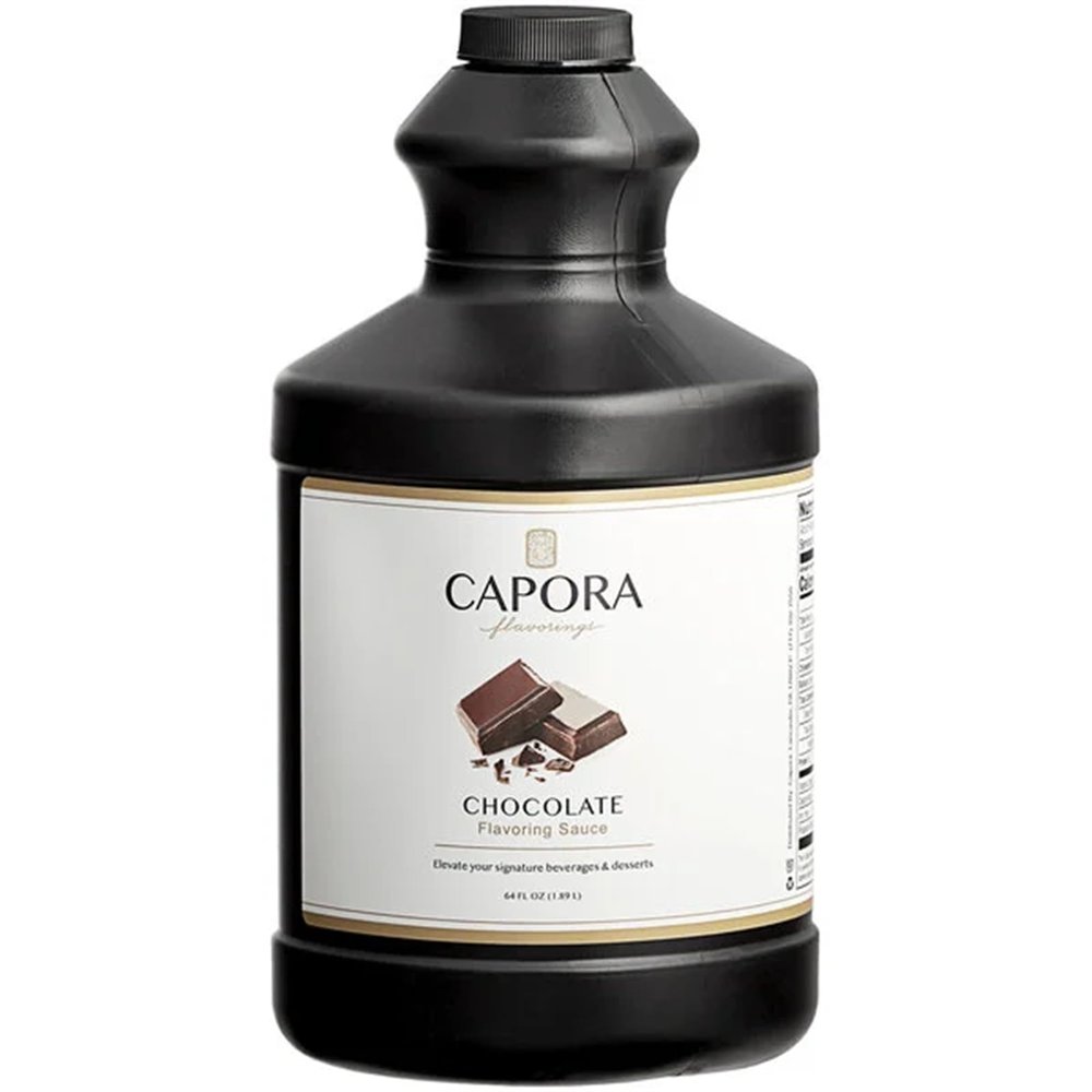FixtureDisplays Capora Chocolate Flavoring Sauce 64 fl. oz - 6 Pieces WS-513SAUCHOCO-NPF