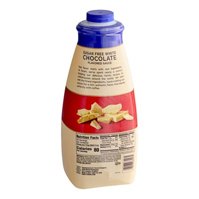 FixtureDisplays Sugar-Free White Chocolate Flavoring Sauce 64 fl. oz - 4 Pieces WS-8808433CS-NPF
