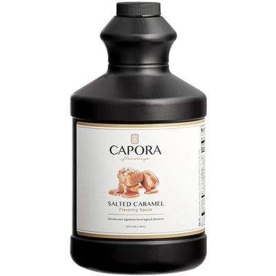FixtureDisplays Capora Salted Caramel Flavoring Sauce 64 Fluid ounce WS-999SAUSLCARM-NF