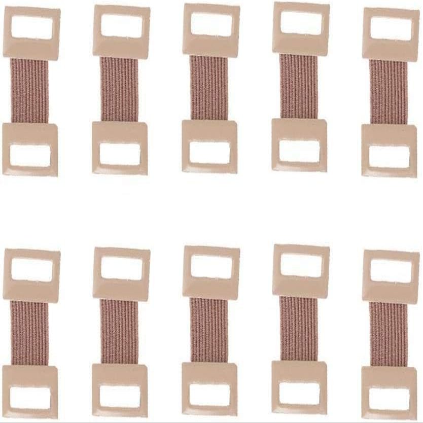 10Pcs Brown Elastic Bandage Clips Adhesive Bandages Bandage Wrap Clips Stretch Metal Clips, Replaceable Wrap Clips for Various Types Bandages and Bandaging Supplies