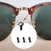 Ray Ban RB3507 RB2716 RB3016 Clubmaster Replacement Back Side Lenses Screws 4 with Screwdriver 1 (Silver, Nose bridge Hold Screws) view 4