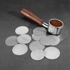 2 Pcs Espresso Puck Screen Stainless Steel Espresso Filter Screen 1.7mm Thick Coffee Filter Mesh Plate Reusable Coffee Puck Screen for Espresso Handle Filter Basket (53 MM) view 2