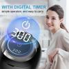 Ultrasonic Retainer Cleaner, 30W/42Khz Professional Retainer Cleaner Machine with Digital Timer, 200ML Portable Dental Cleaning Pod Cleaner for DenturesMouth GuardsBraces AlignerJewelry(White) view 3