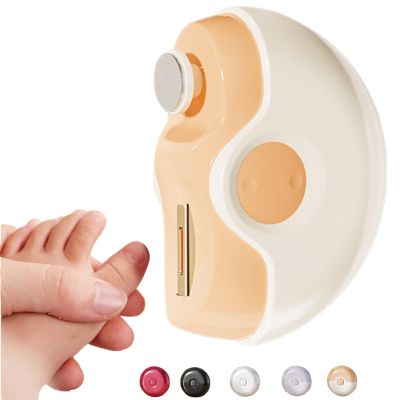 Electric Nail Clipper for Adults and Seniors, Automatic Nail File and Nail Grinder for Women, Safe and Easy for Babies, Rechargeable Manicure Tool with Anti-Pinch Technology for Nails (Yellow)