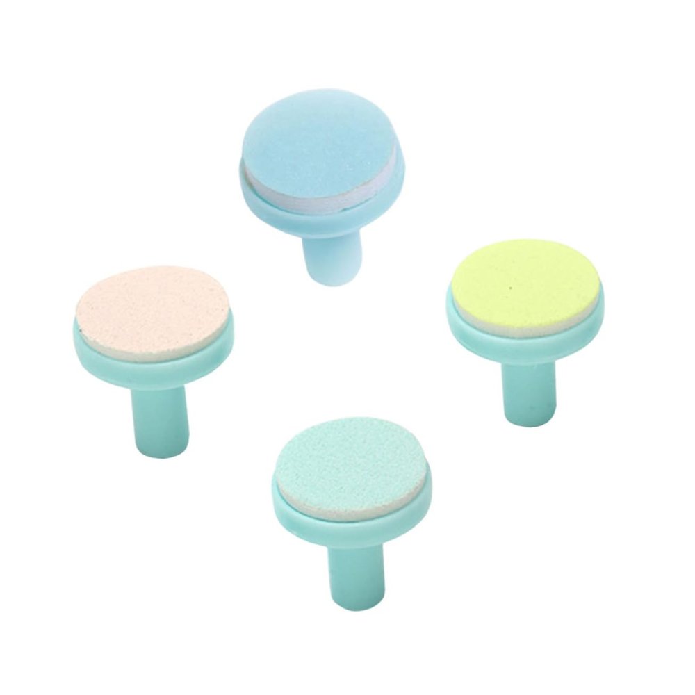 FOMIYES 4pcs Grinding Pads for Nail Trimmer Replacement Roller Compatible Electric Nail Files Ergonomic Design for Safe Trimming of Easy to Install